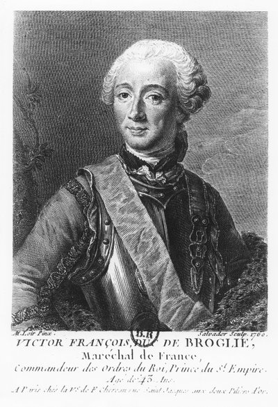 Victor François, Duc de Broglie, Marshal of France by Mariano Salvador Maella